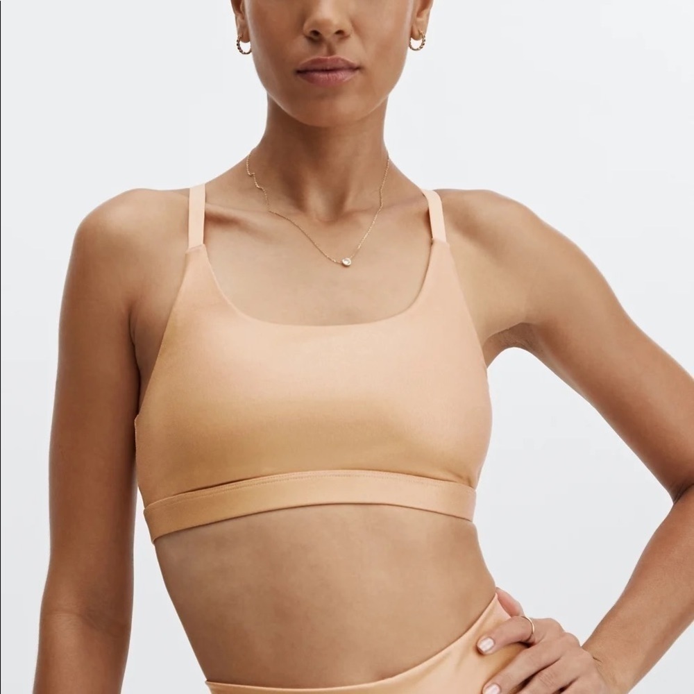 Fabletics Iridescent Desert 7/8 Luxe Legging + Gia Bra SET - Picture 6 of 10